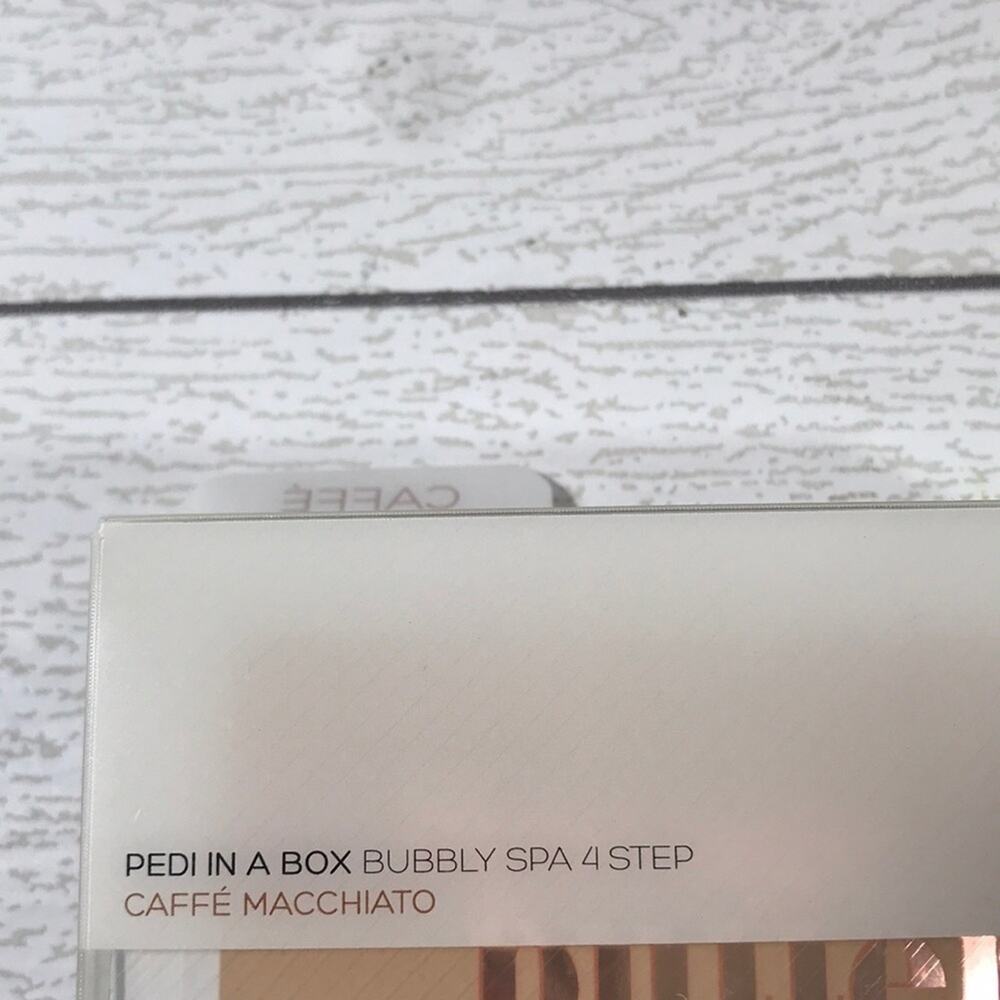 Voesh O2 Pedi In A Box Caffe Macchiato Spa 4 Step Kit New - Picture 5 of 5